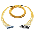 [TCM-BLCST12S2-02] Tconnect Plenum Breakout 12 Fiber LC-ST Singlemode 9/125µm (OS2) 2m